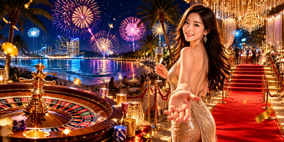 Người chơi roulette tại bãi biển Vũng Tàu dưới ánh nắng buổi chiều